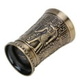 thumbnail image 4 of Vaso de whisky vintage de metal con relieve a mano, mini vaso, adorno decorativo (cobre), 4 of 14
