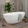 thumbnail image 2 of Altair Jolie 69" x 40" Freestanding Soaking Acrylic Bathtub, 2 of 8