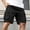 (Casual 66)Black, variant on Mens Shorts Fashion Breeches Summer Solid Color Casual Sports Large Pocket Trendy Versatile Straight Leg Short Pants