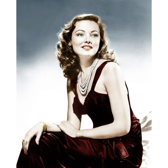 Gene Tierney Ca. Mid-1940S Photo Print (8 x 10)