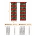 thumbnail image 6 of Fsddascl Green Pine Cones Blackout Curtains for Bedroom/Living Room, Thermal Insulated Kitchen Curtains, Christmas Winter Red Buffalo Plaid Grommet Darkening Window Treatment Drapes 52"x84"x2, 6 of 6