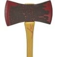 thumbnail image 3 of Rubies II Jason Voorhees Double Bladed Axe with Wooden Handle, 3 of 3