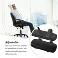 thumbnail image 4 of 1 Pair Home Chair Armrest Furniture Stools Upgrade Modified Portable Adjustable Computer Stool Arm Elbow Support Cushion Arms Rest Pad Pillow Cover Black, 4 of 8