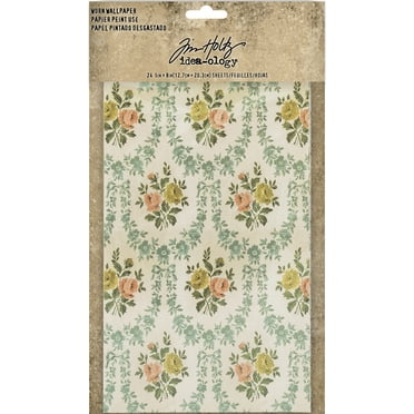 Advantus Idea-Ology Collage Paper - 6 Yard X 6 Inch Roll, Semi-Transparent Aviary Pattern (Multi)