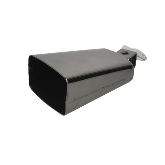 Toca Nuyorican Cowbell, Eric Velez Signature  5" Cha Cha Bell, 3.75" Wide Black Chrome