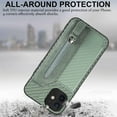 thumbnail image 6 of for iPhone 11 Case with Card Holder Wallet Zipper,Camera Lens Protector,Double Magnetic Clasp,Leather Kickstand Card Slots Protective Flip Cover Phone Case for iPhone 11 (Green), 6 of 14