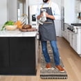 thumbnail image 5 of Boho Kitchen Mat Set of 2,Modern Farmhouse Southwestern Kitchen Rugs and Mats Non Skid Washable,Moroccan Runner Rugs with Rubber Backing for Kitchen Decor and Accessories (17"x47"+17"x30"), 5 of 6