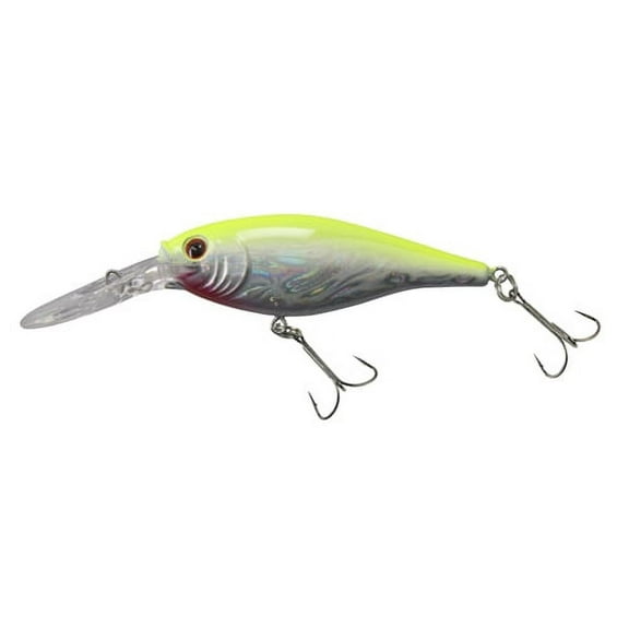 Berkley Flicker Shad Fishing Lure, Slick Chartreuse Pearl, 5/16 oz