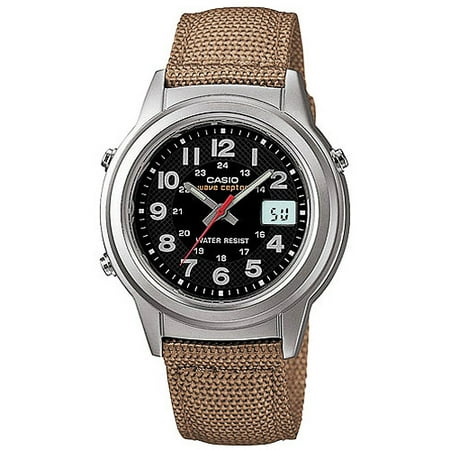 Casio Men's Atomic Time Analog Watch - Walmart.com