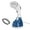 blue & white, variant on Sunbeam 1200W Power Steam Handheld Steamer with Extra Burst of Steam Feature, White and Blue Finish