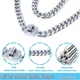 thumbnail image 2 of Qichenmao Collares Para Perros Con Cadena De Eslabones Cuban, 2 of 6