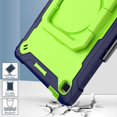 thumbnail image 5 of elitegadget Case for Samsung Galaxy Tab S6 Lite 10.4" 2024/2020/2022 - Heavy Duty Impact Resistant Case Cover with Rotating Ring Stand (Navy Blue/Green), 5 of 5