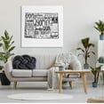 thumbnail image 2 of Stupell Industries Wyoming Cities Typography Map Graphic Art Gallery Wrapped Canvas Print Wall Art, Design by The Saturday Evening Post, 2 of 7