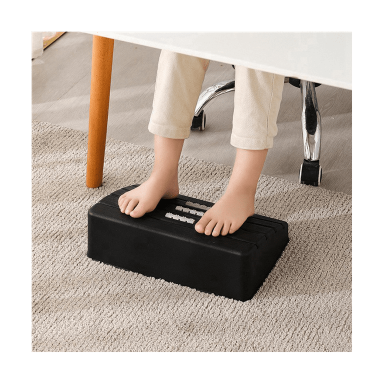 Under Desk Footrest Sole Massage Roller Foot Stool for Work Home 