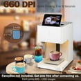 thumbnail image 3 of "LAMP" - Latte Art Master Printer. Auto Coffee Latte Art Maker, Smart Food Printer on Coffee/Beverage Foam & Desserts for Cafe Office Hotel Party & Event. 600DPI Wi-Fi Selfie DIY Custom Designs, 3 of 14