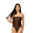 thumbnail image 5 of Azzul Swimwear Swimsuit SYRIAN Bralette UV/Chlorine Resist Size M Color Chocolate, 5 of 9