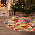 thumbnail image 5 of Bingfone Christmas Tree Skirt Mat Christmas Decoration Interior 30" -Japanese Style Fish Scales, 5 of 6