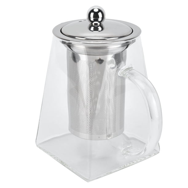 Tetera, Tetera de Vidrio Transparente con Tetera Transparente Tetera Rendimiento sólido
