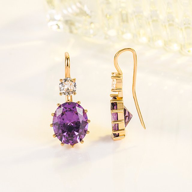 Nuevos pendientes de plata de ley 925 con forma de corazón, circonita AAA a la moda para mujer, exquisitos accesorios de joyería para novia y estudiante, boda