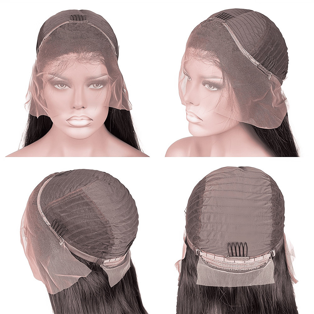 DOPI Body Wave Frontal Wig 13x4 Lace Front Wigs for Women Human Hair 180% Density Glueless Brazilian Virgin Hair Natural Col