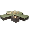 thumbnail image 1 of TKC Belle 6 Piece Outdoor Wicker Sofa Set in Cilantro, 1 of 3