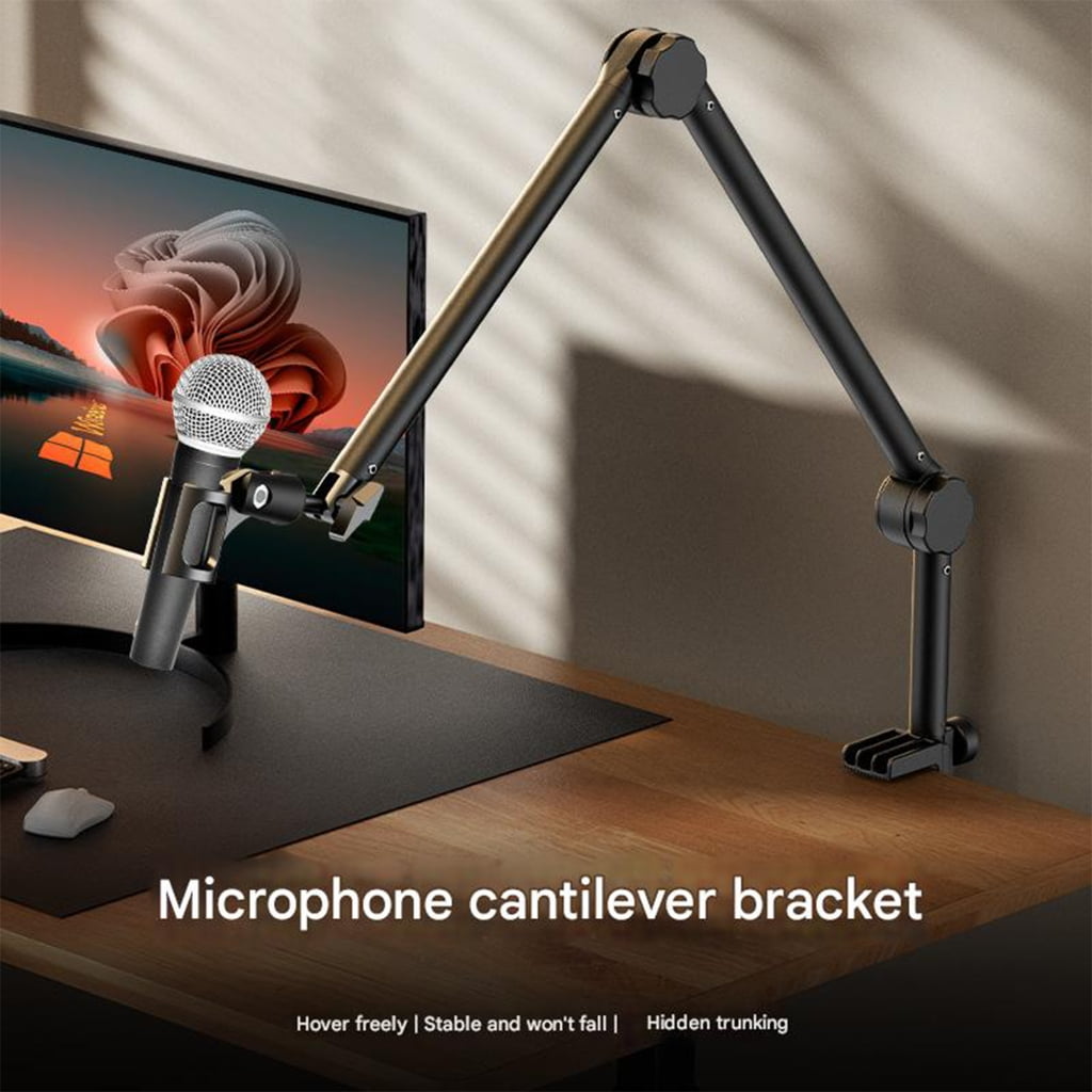 Durability Alloy Microphone Arm Stand Springless Universally Microphone Mount for Long Lasting