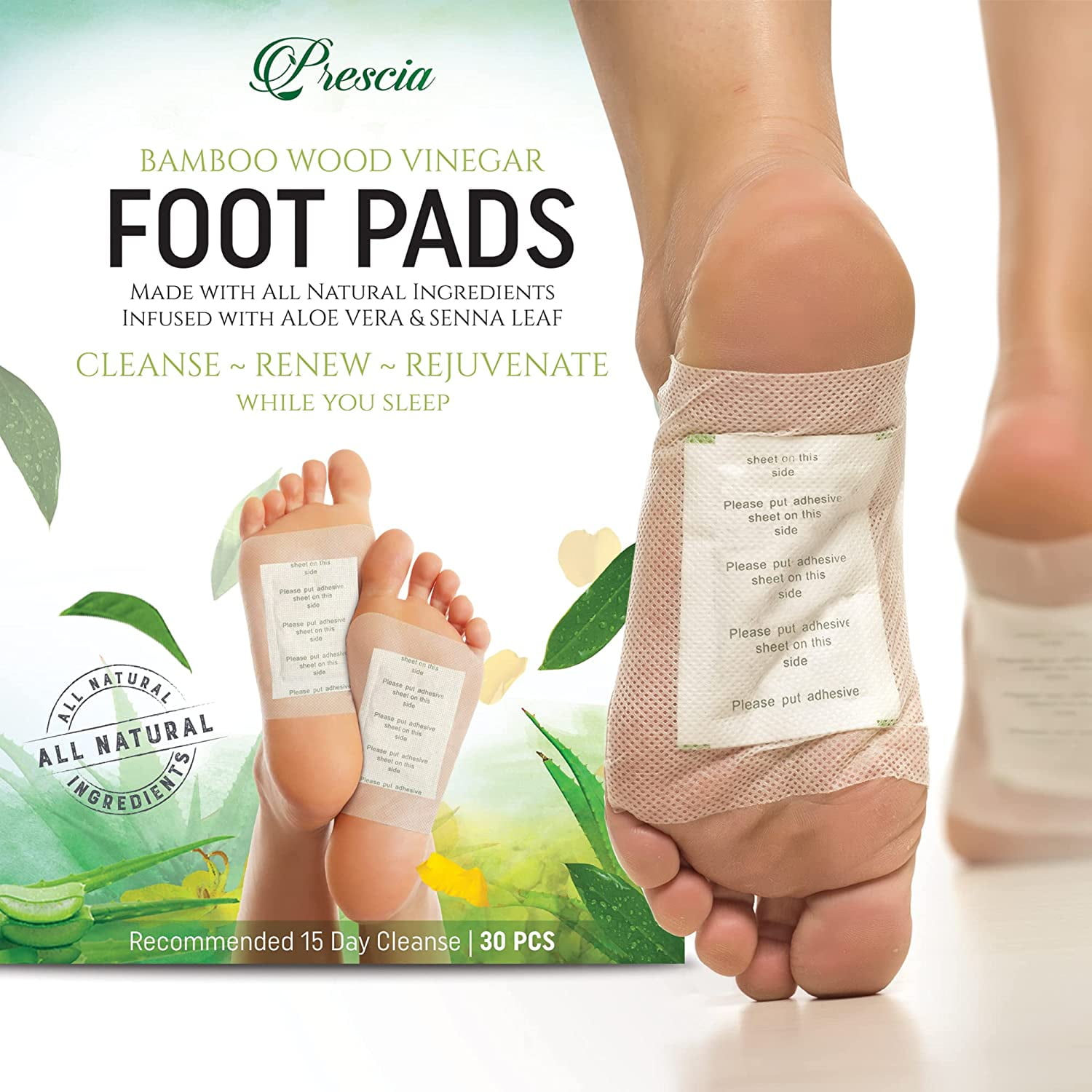 Deep Cleansing Foot Pads Foot Patches Used for Remove Body Toxins Deep Cleansing Foot Patches Foot Pads 30PCS Stress Relief JGHJ Detox Foot Patches Detox Foot Pads Deep Sleep 