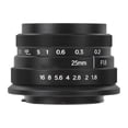thumbnail image 4 of Lente focal fija de retrato manual M43 25 mm F1.8, 4 of 8