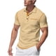 thumbnail image 2 of pstuiky Camisas de manga corta para hombre, Camisa informal de verano para hombre, color liso, ventilada, holgada, con cremallera y bolsillos de solapa, manga corta camisas casuales para hombre m, 2 of 9