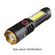 thumbnail image 3 of Lámpara XPE COB LED Linterna impermeable para acampar de antorcha de 4 modos para exteriores (Oro), 3 of 6