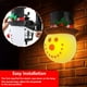 thumbnail image 4 of Muñeco de nieve Pantalla Papá Noel Porche Cubierta de luz Decoración Hogar Pasillo Lámpara de pared Lámpara colgante-Chimenea Festival Interior 2 piezas Muñeco de nieve Inevent HA010299-04, 4 of 7