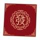 thumbnail image 4 of Tapete de mesa Mahjong, cubierta de mesa con reducción de ruido, 31,50 ''x 31,50'', cubierta antideslizante para mesa de juego Mahjong para juegos de rojo un, 4 of 8