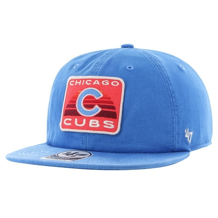 Men's '47 Royal Chicago Cubs Cypress Captain Snapback Hat