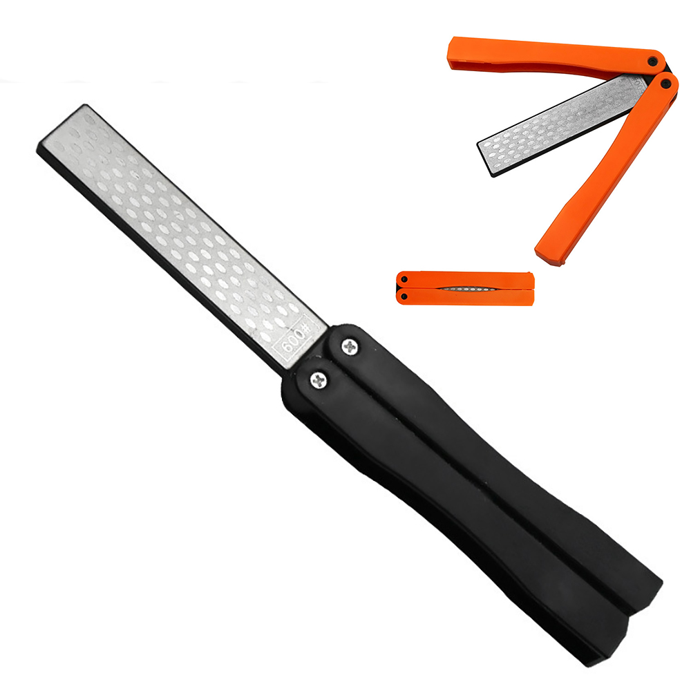 Onever Folding Pocket Diamond Knife Sharpener Double Sided Scissor Blade Sharpening Stone Garden Tool Sharpener Walmart Com