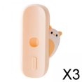 thumbnail image 1 of 4 Soportes para Cepillos de Dientes Eléctricos con Ventosa Magnética para El Hogar, El Baño, La Familia, Color Naranja 3 piezas, 1 of 10