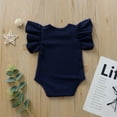 thumbnail image 3 of DPTALR Newborn Romper Clothes Set Baby Girl Cotton Short Sleeve Kids Infant Bodysuit, 3 of 7