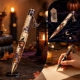 thumbnail image 2 of sruoe Halloween Metal Ballpoint Pen, Retractable Writing Pen, Halloween Stationery Decor, Halloween Gift Decor for Office Home Classroom, 2 of 7