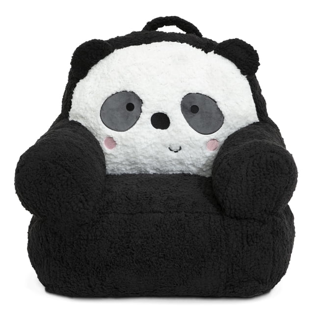Silla infantil Delta Children Panda Cozee Buddy, negro/blanco