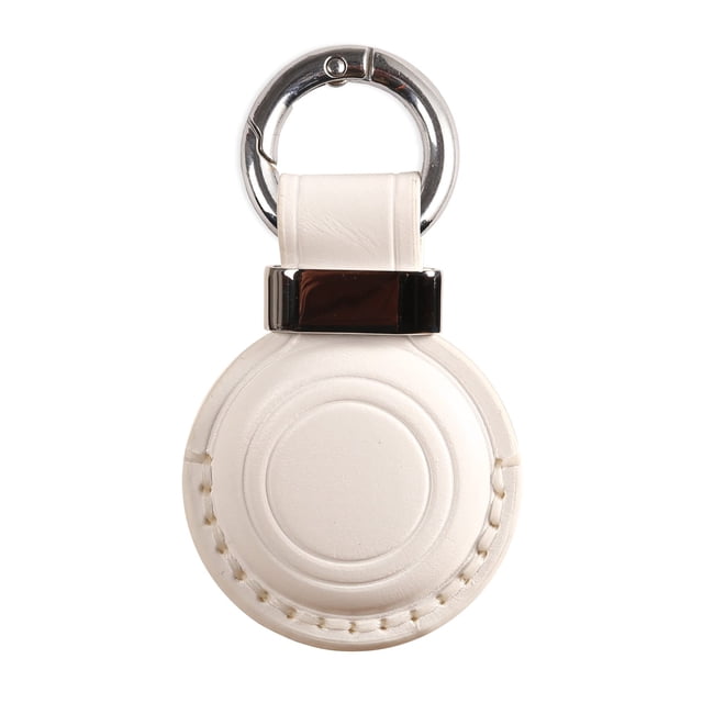 Llavero de piel PMNQY para Airtag White V2.0