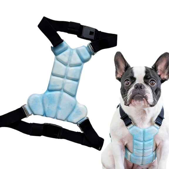 Dog Cooling Vest, Dog Cooling Coat, Lightweight Gel Pack Ice Vest Adjustable for Small Medium Dogs Hot Weather