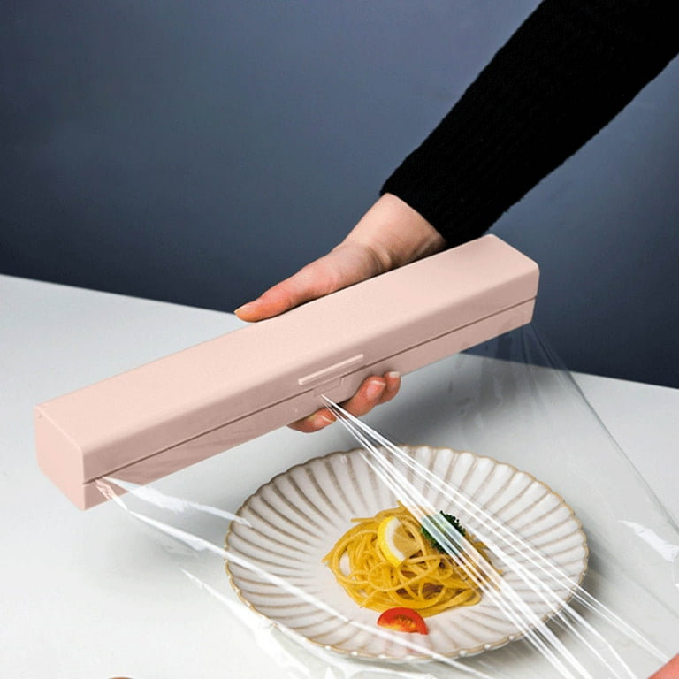 Plastic wrap dispenser 2024 with slide cutter