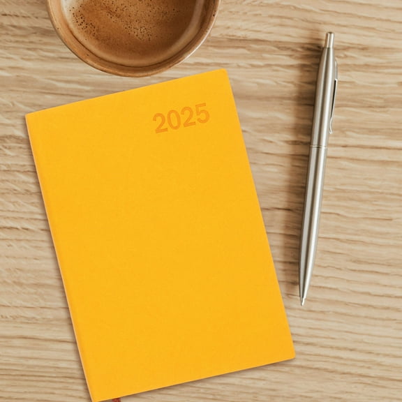 FONDOTIN Academic Diary Yellow For Life Planning 1Set