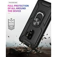 thumbnail image 7 of REQO for Samsung Galaxy S9 Case with HD Screen Protectors, Military-Grade Metal Ring Holder Kickstand 15ft Drop Tested Shockproof Cover Case for Samsung Galaxy S9 (2018), Black, 7 of 7