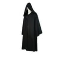 thumbnail image 6 of qolati Cloak with Hood for Men Vintage Steampunk Medieval Cloaks Coat Renaissance Lace Up Gothic Robe, 6 of 6