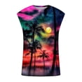 thumbnail image 4 of IROINNID Round Neckline Tank Tops For Men Sleeveless Sports Tank Tops Vest Pullover Graphic Print Tops, 4 of 5