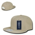 thumbnail image 2 of Decky 360 6 Panel High Profile Structured Ripstop Snapback Hat-Khaki, 2 of 3