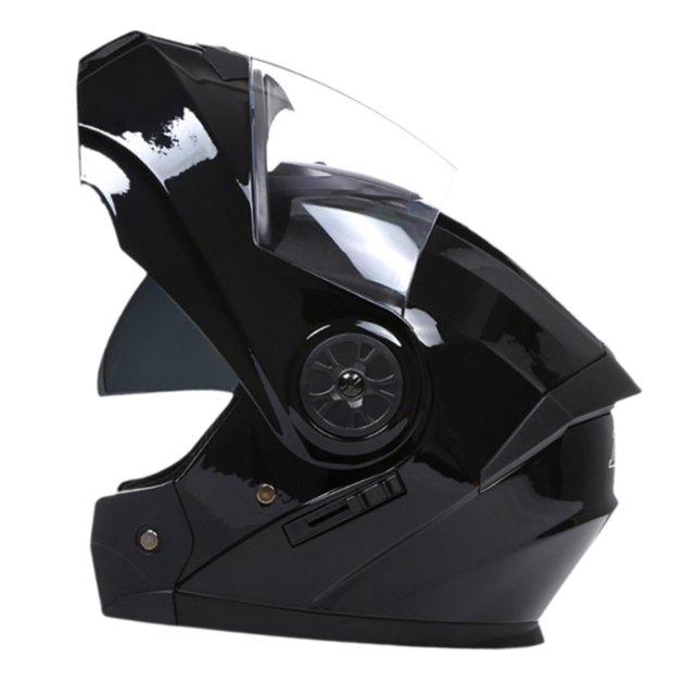Casco de motocicleta Kusrkot para adultos ventilación transpirables negro M claro