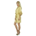thumbnail image 2 of Bimba Women Lace Bride Bridesmaid Ready Robe Kimono Sleeve Short Coverup Robes, 2 of 6