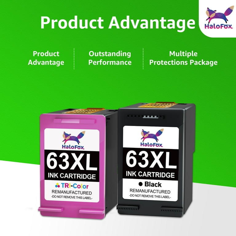 Amazon.com: Upsek Compatible 63XL Ink Cartridge Replacement