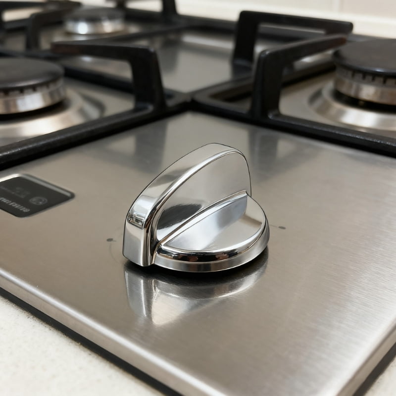 6 Pack Contemporary Gas Cooker Control Handle Replacement Multipurpose Compatibility ABS Strong Structure for Repairing
